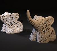 Elephant decor 3D model