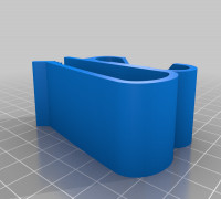 Remixed Amazon Echo Auto Visor Mount 3D model