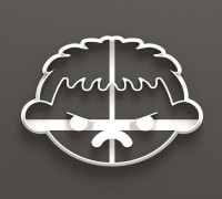 HULK COOKIE CUTTER v1 3D model