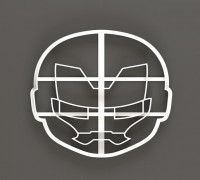 IRON-MAN COOKIE CUTTER 3D model