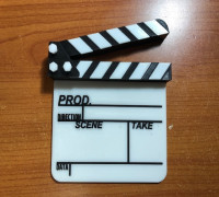 mini clapperboard(slate) 3D model