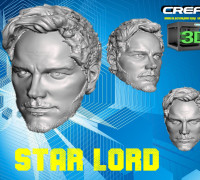 STAR LORD WITHOUT HELMET 3D model