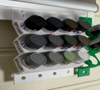 Tamiya Paint Wall Holder 3D model