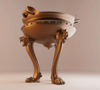Ancient Tripod 3D model