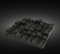 Acoustic panel 3D model