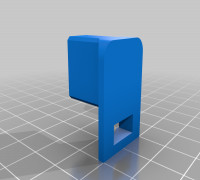 Quick Release Accessory Holder for T-Bar Printers 3D model