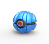 Pokeball Clamperl 3D model