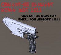 WESTAR-35 1911 BLASTER SHELL 3D model