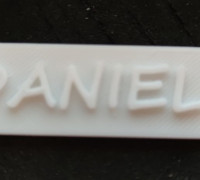 key ring daniel 3D model