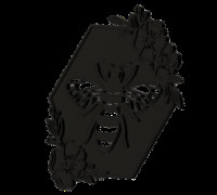 Wall art -  bee 3D model