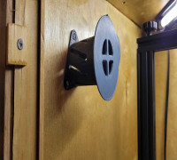 Interior Cabinet Spool Mount 3D model
