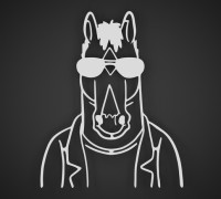 Bojack Horseman 3D model