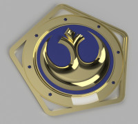 New Republic Marshal Badge 3D model