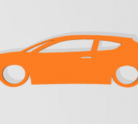 Alfa Romeo Mito keychain 3D model