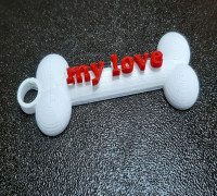 Keychain Dog 3D model