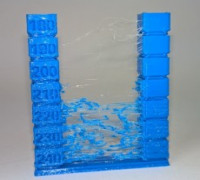 Temperature Stringing calibration blocks 3D model