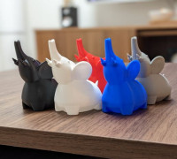 Cute Elephant 3D model