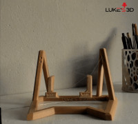 Impossible phone stand 3D model