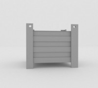 Container 3D model