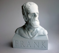 Frank (Frankenstein) Bust 3D model