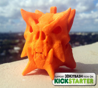 Gankra Skull Charm - Kickstarter promotion for 3DKitbash.com 3D model