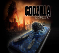 Godzilla Diorama-KIT 3D model