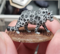 Snow Leopard DnD Mini 3D model