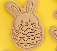Cookie cutter easter egg 3D model