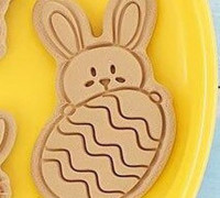 Cookie cutter easter egg 3D model