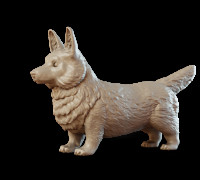 Corgi - neutral 3D model