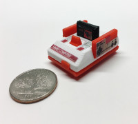 Mini Nintendo Famicom (with Famicom Disk System!) 3D model