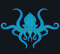 Stylized octopus 3D model