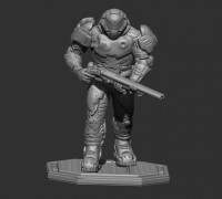 Doom Slayer .STL 3D model