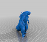 Godzilla Lamp 3D model