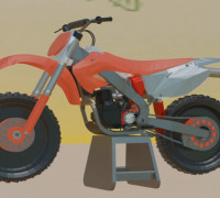 moto enduro 3D model