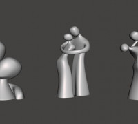 Couple love 3D model