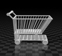 shopping cart 3D model