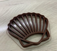 Seashell Cookie Cutter 3D model