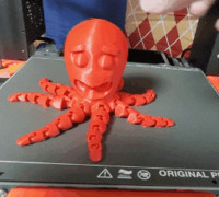 Articulated Squid(flexi,flexible) 3D model