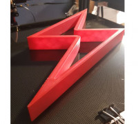 Lightning bolt 3D model