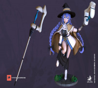 Roxy Mushoku Tensei Weapon Cosplay  3D model