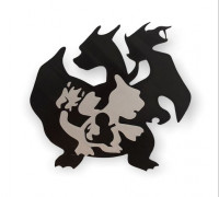 Deco Pokemon - Charmander - Charmeleon - Charizard 3D model