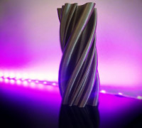 Twisted silk vase 3D model