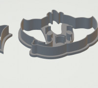 Elephant Cookie Cutter 3D model