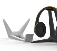 Headphone stand 3D model