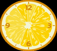 orologio limone 3D model