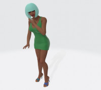 girl 3D model