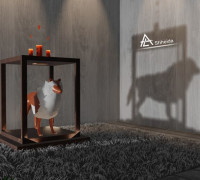 Shelf Wolf 3D model