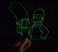 Homer and Marge 3D model