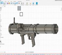 SciFi Rocket Launcher  3D model
